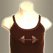 rhinestone lace ribbed tank tops
