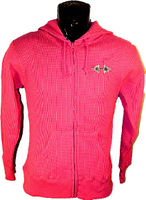 womens workout thermal zip up hoodie