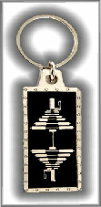 womens muscle keyring