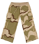 Tri Color Capri Sweat Pant
