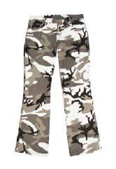 City Camo Stretch Flare Pants